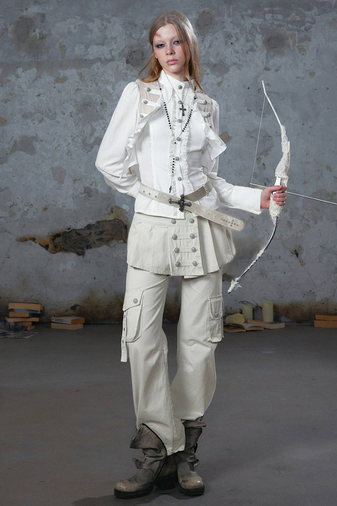 Washed Utility Cargo Pants