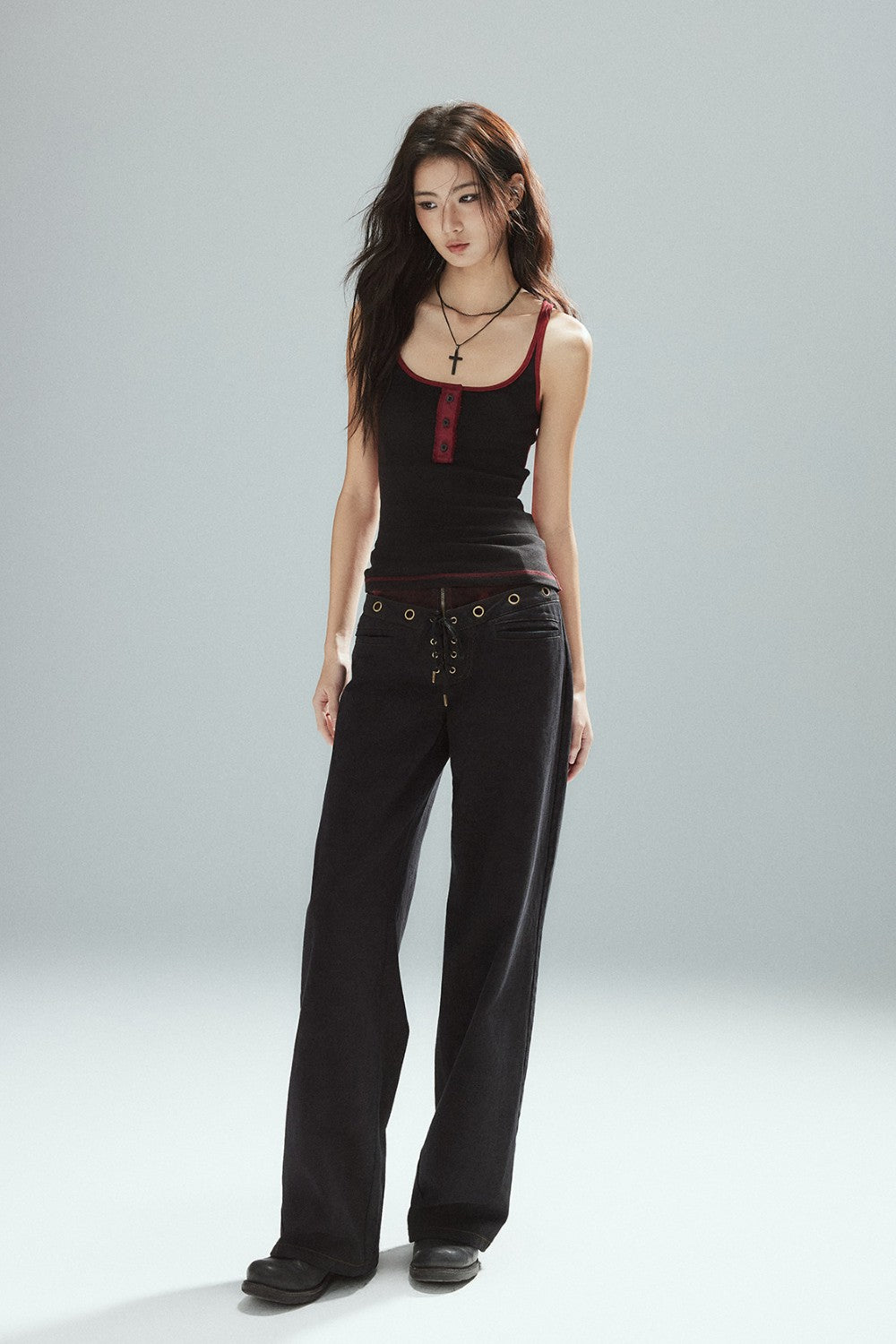 Henley Slim Tank Top