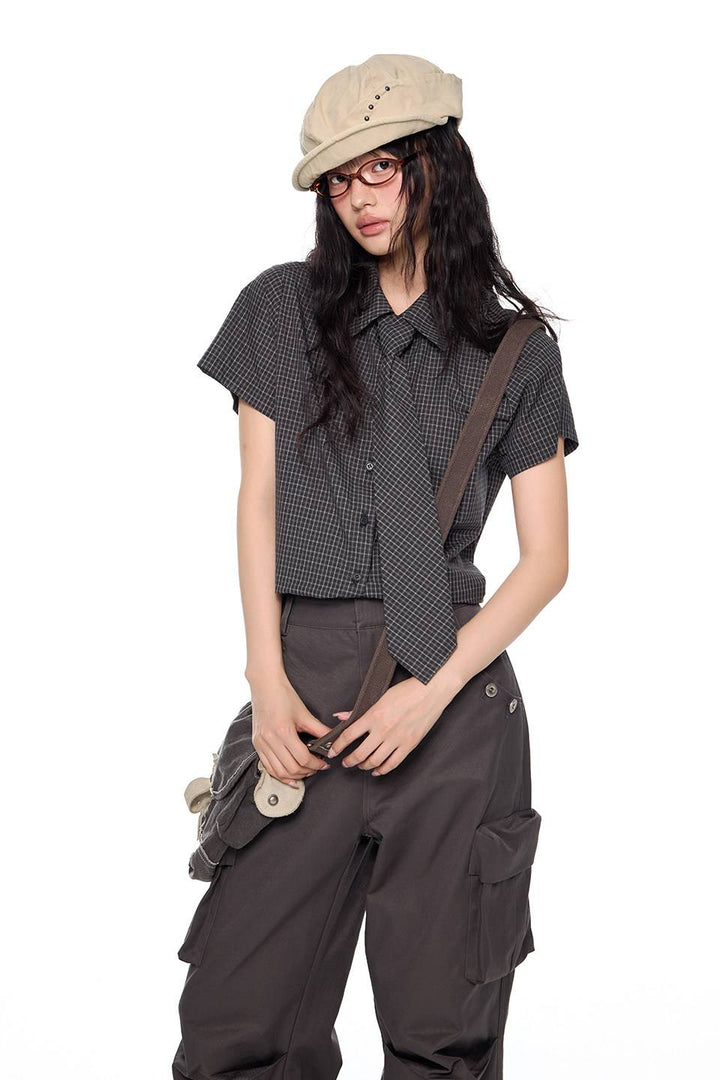 Short Sleeve Check Shirt