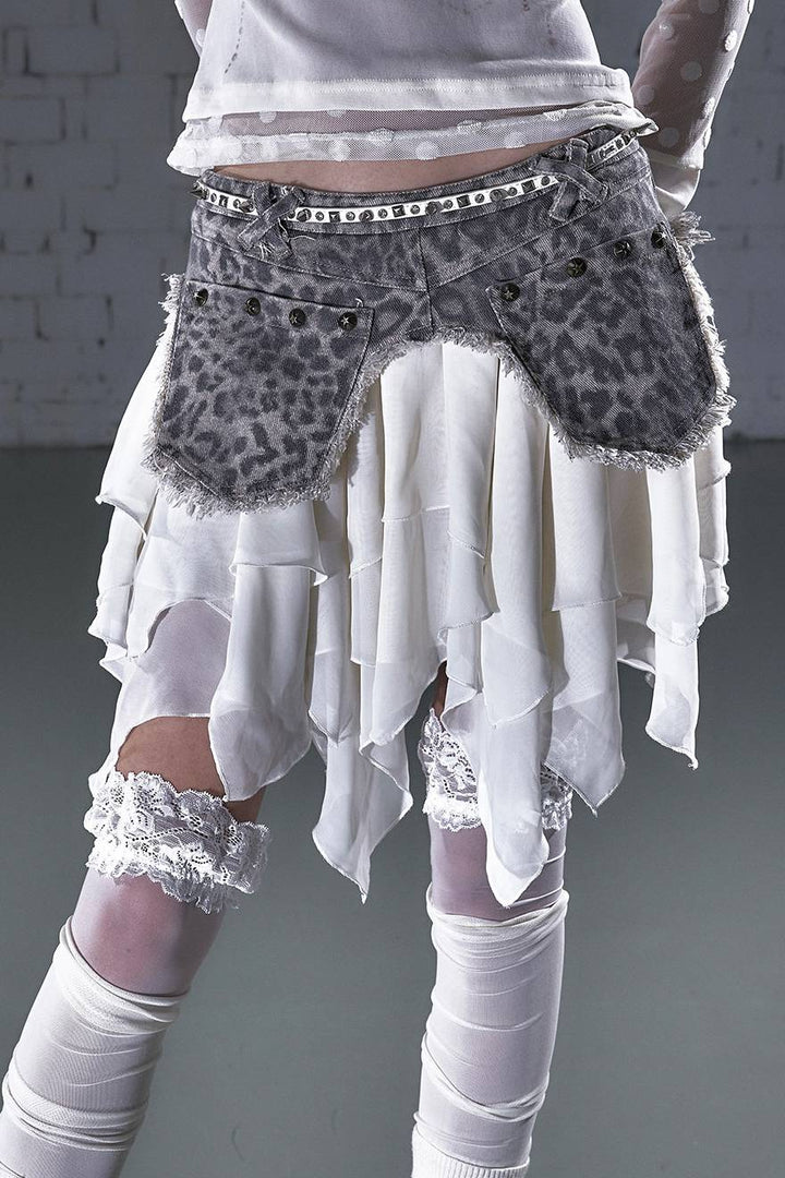 Layered Relic Mini Skirt