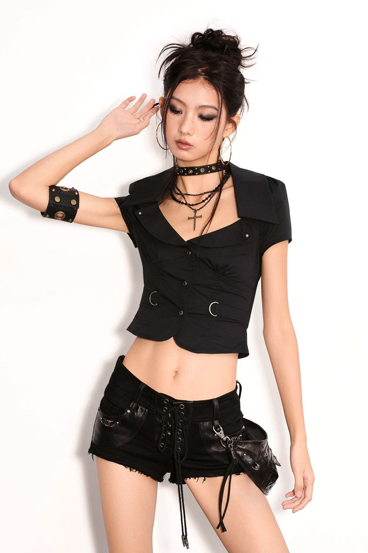 Piper Lace-Up Shorts