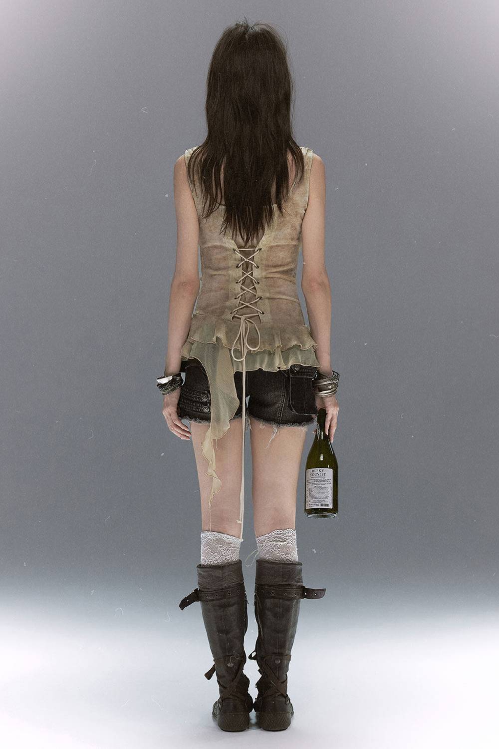 Layered Chiffon Tank Top