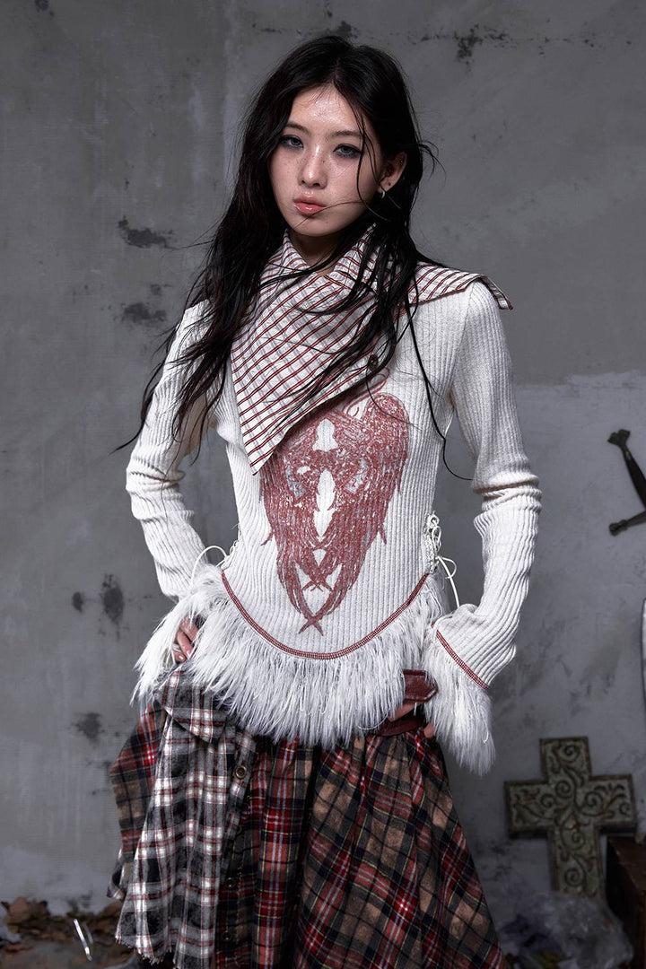 Winged Relic Angel Sweater