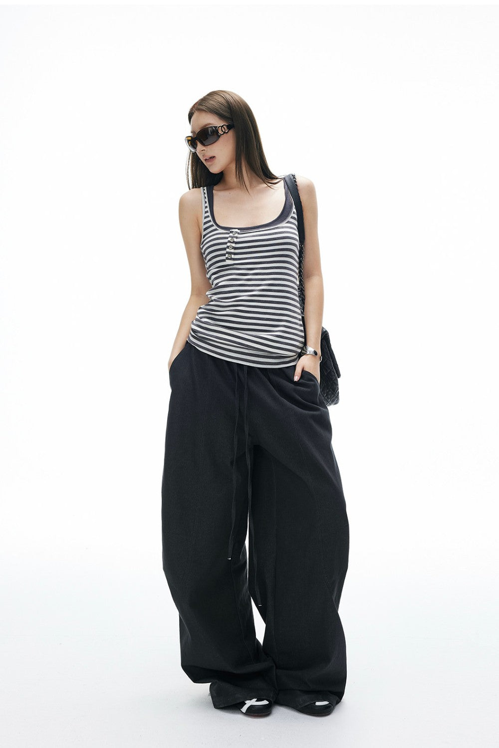 Dakota Striped Henley Top