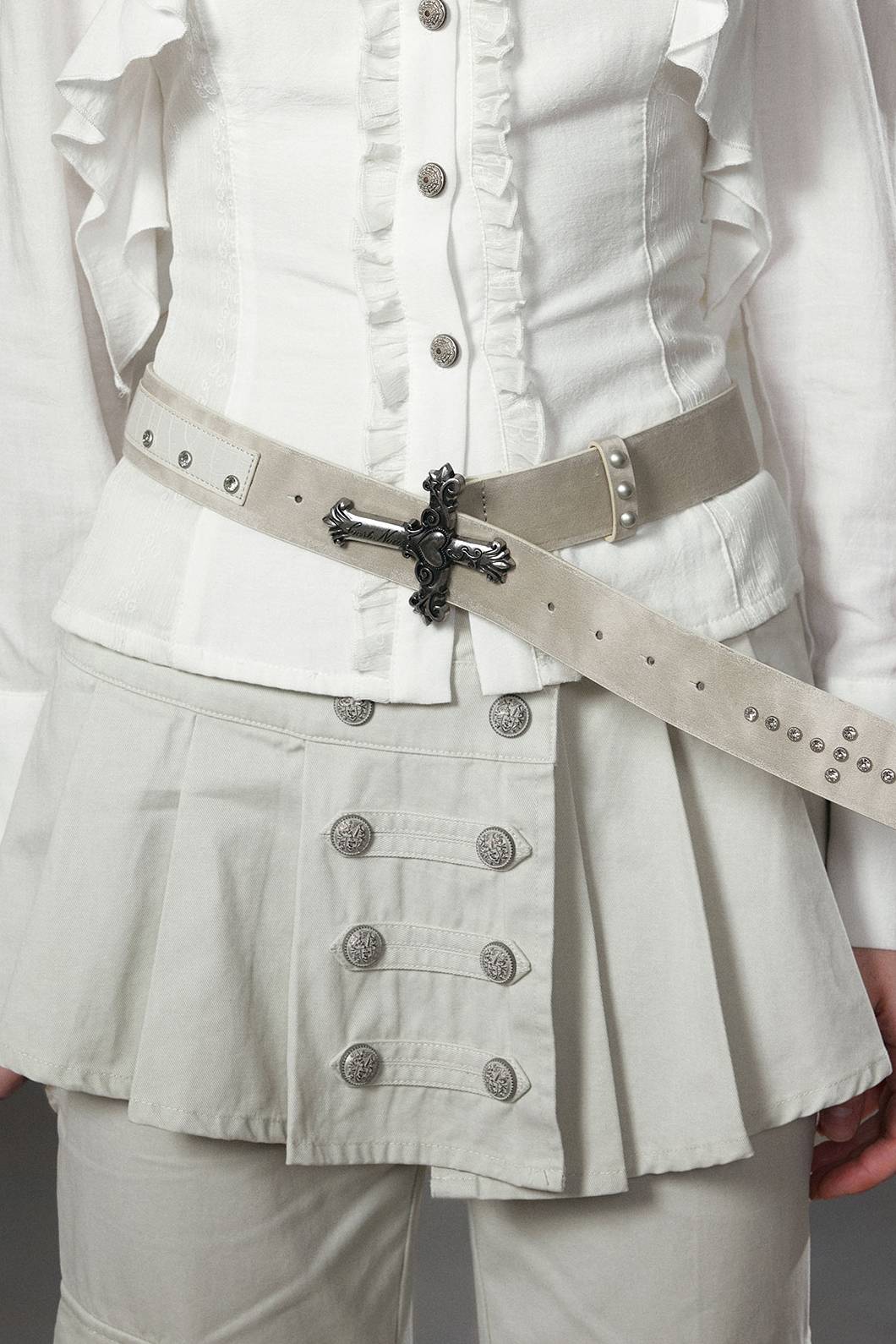 Studded Cross Belt