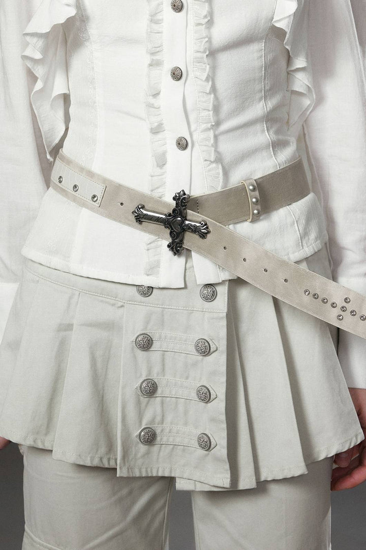 Studded Cross Belt