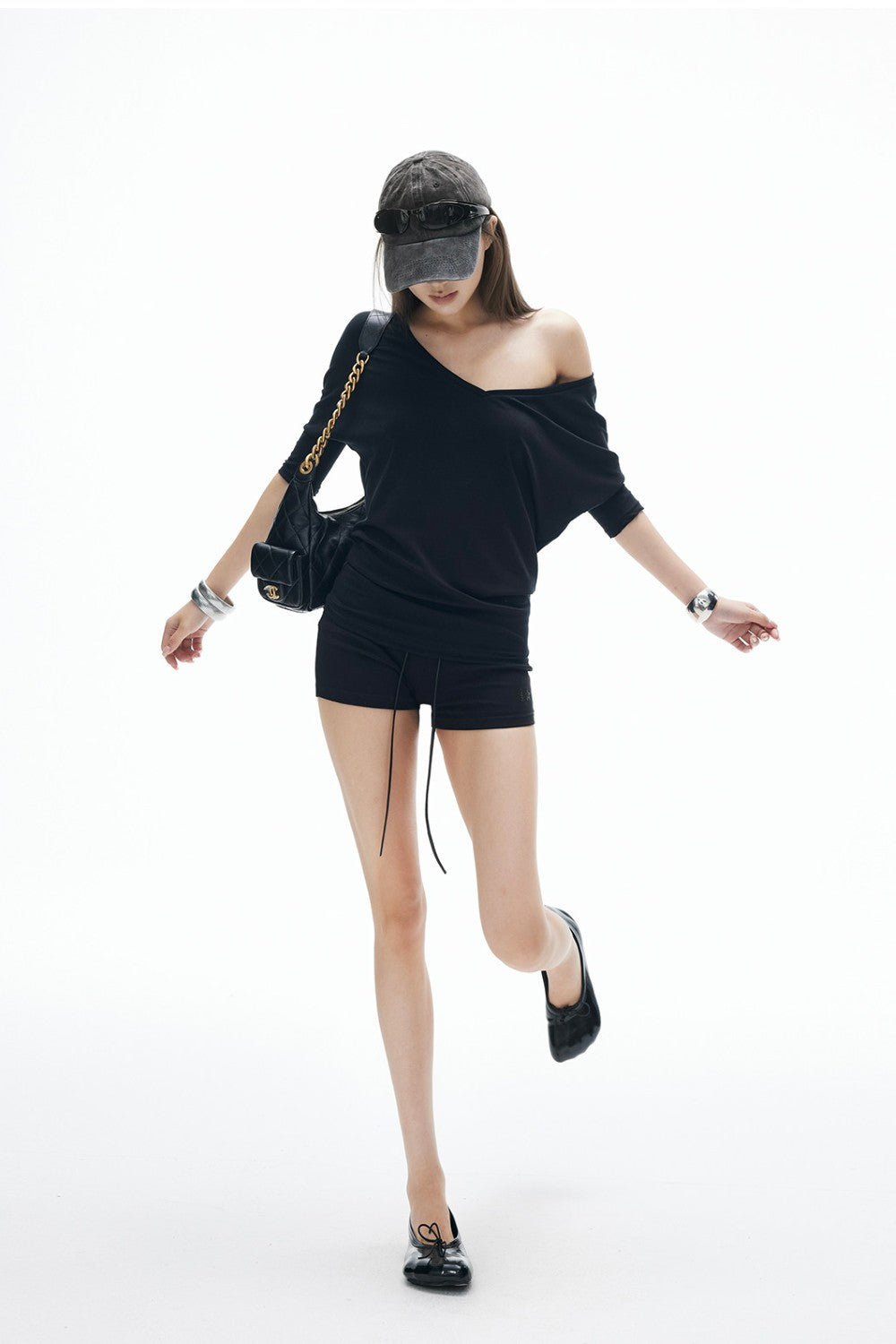 Harper Off-Shoulder Chic Shirt