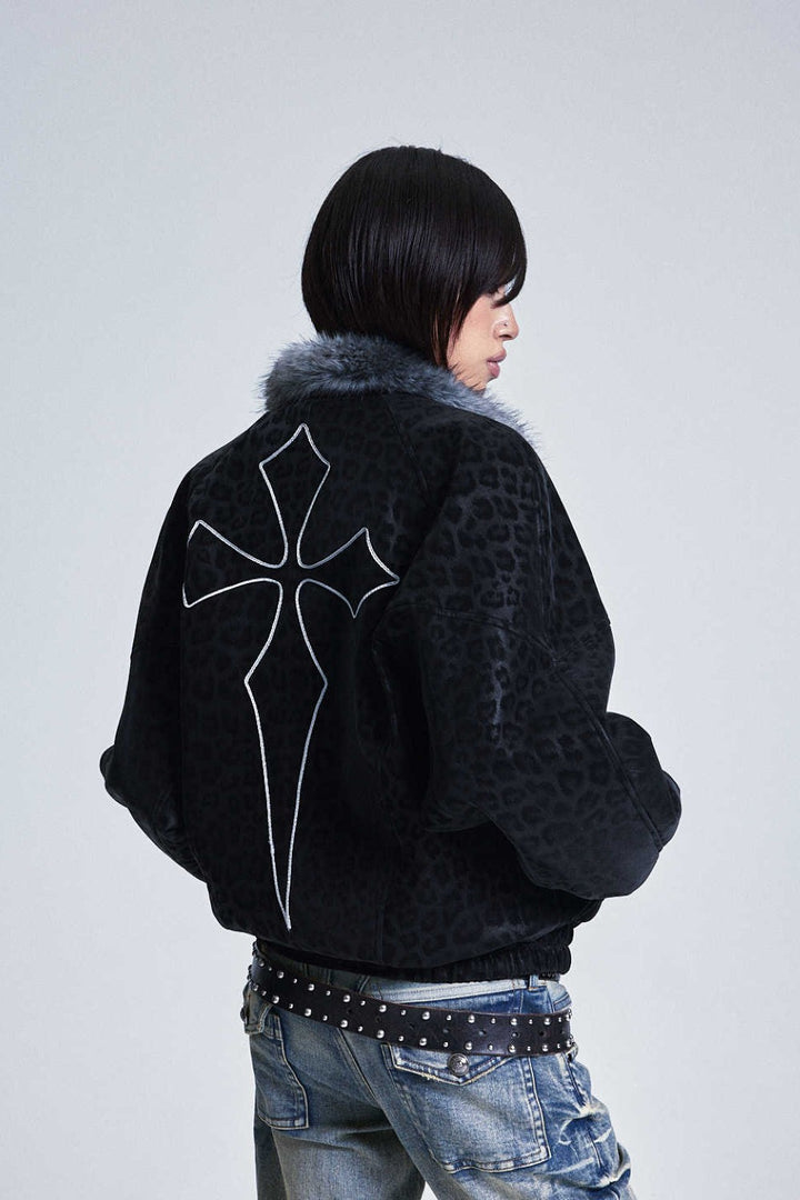 Leopard Royal Cross Jacket