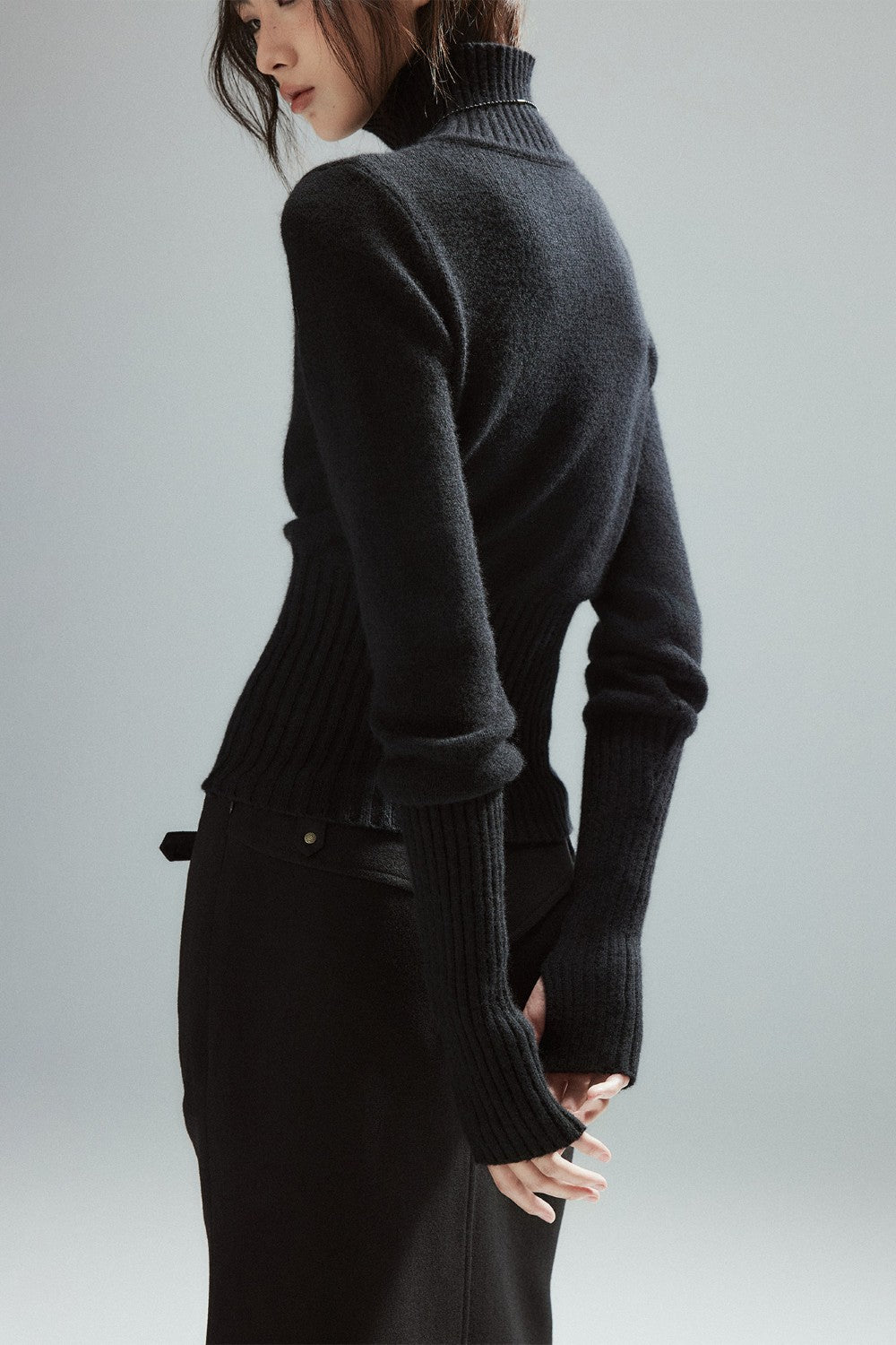 Sera Slim Turtleneck Top