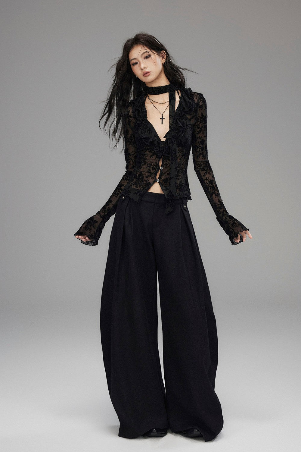 Mila Wide Tailored Trousers