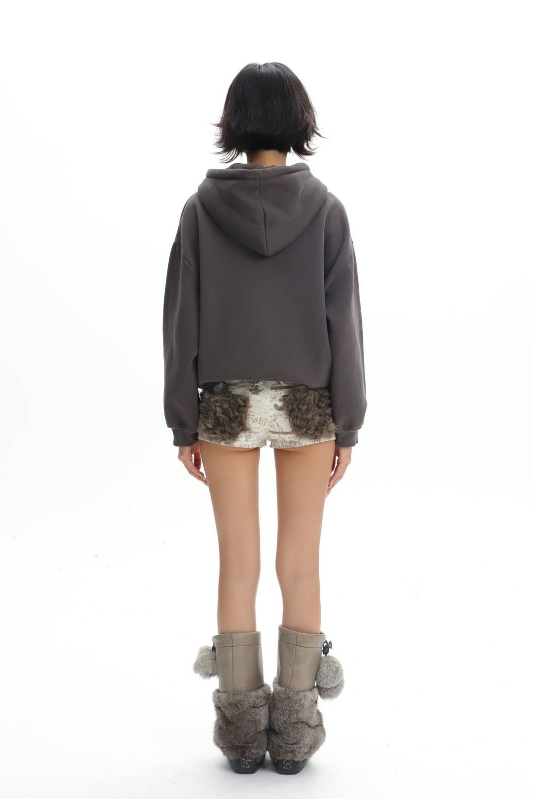 Fleece Oversized Graphic Hoodie