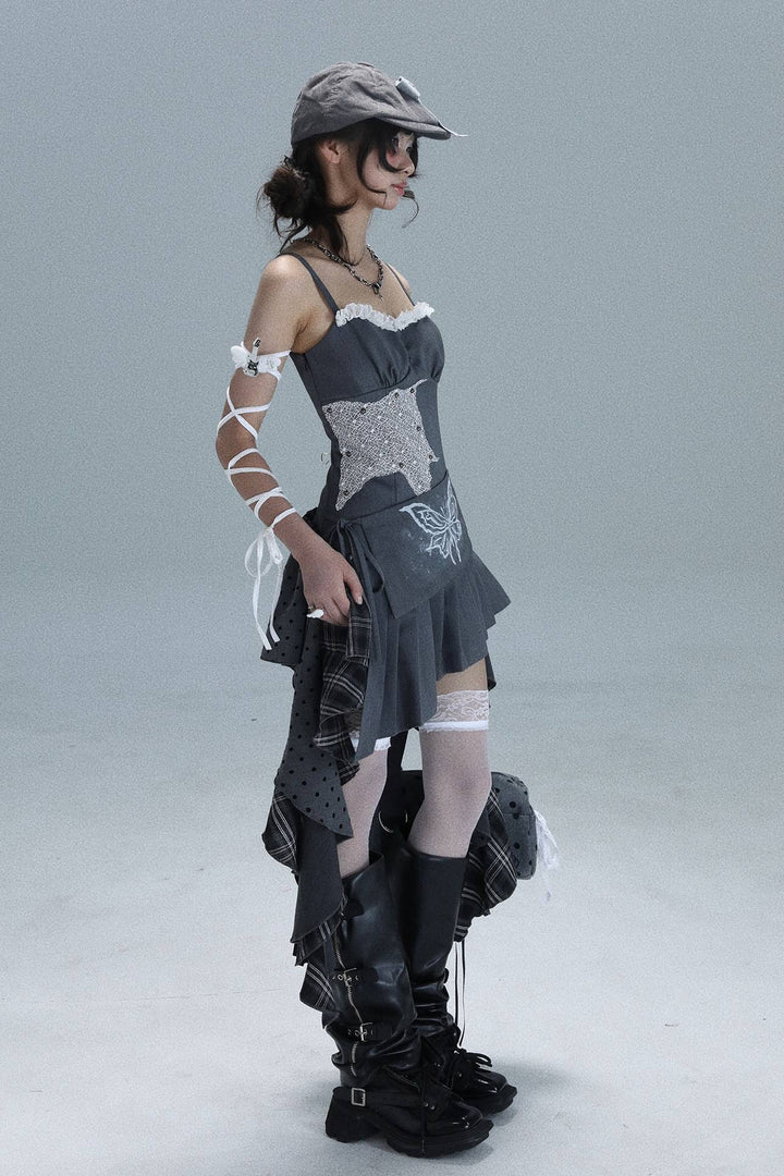 Faded Wings Mini Dress