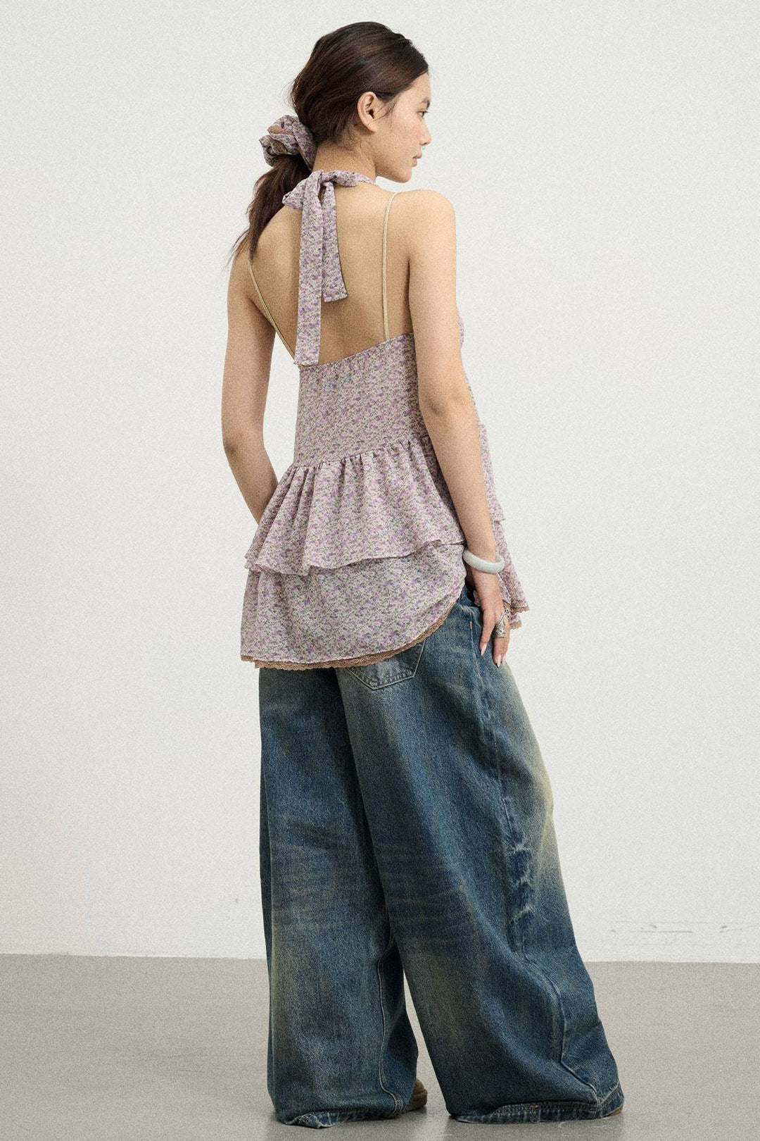 Blush Layer Halter Top