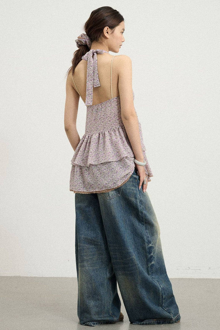 Blush Layer Halter Top