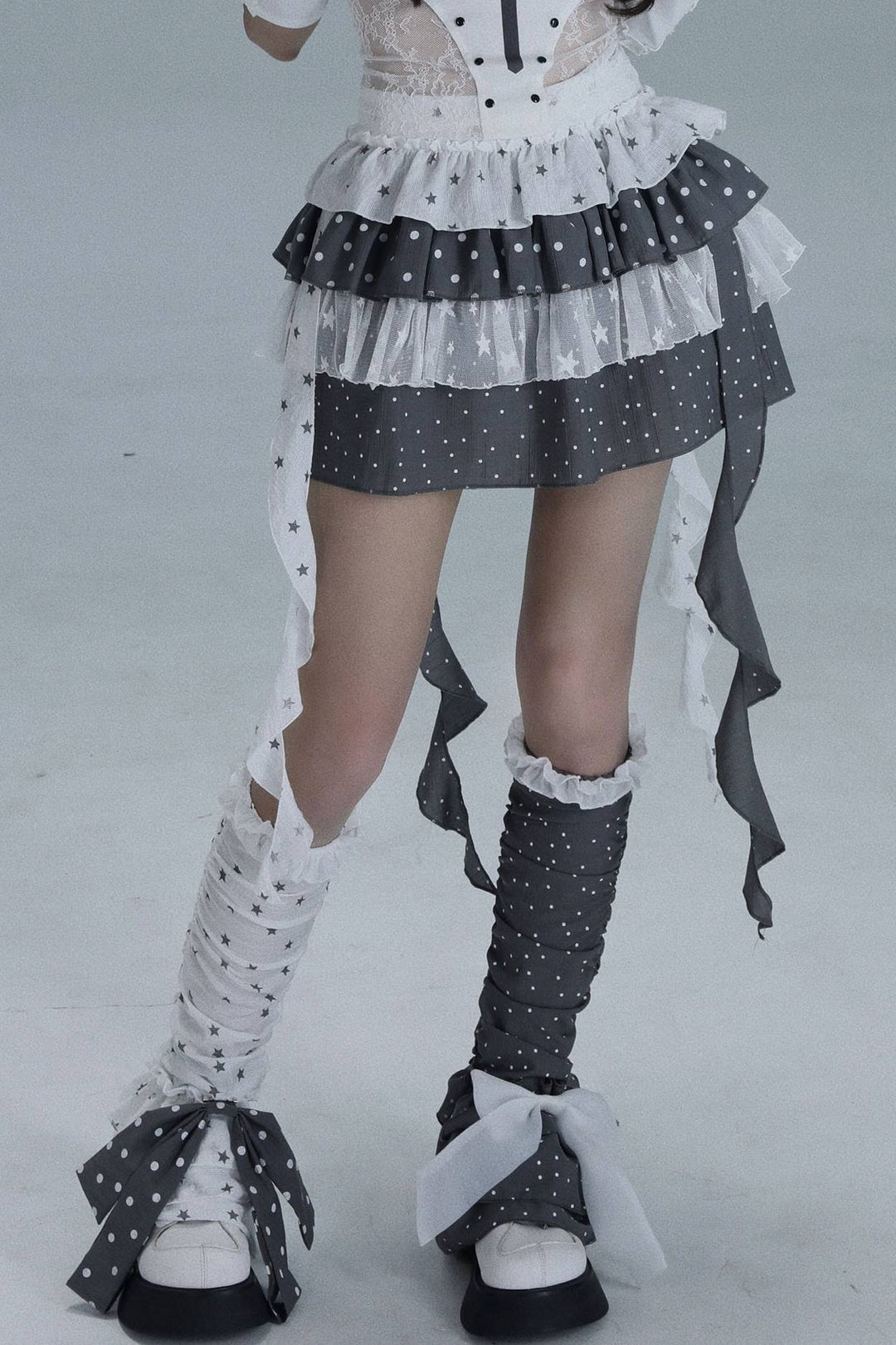 Ruffle Layered Mini Skirt