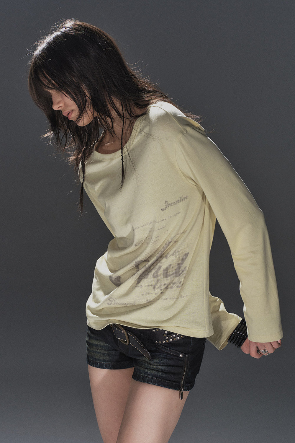 Elara Vintage Script Shirt