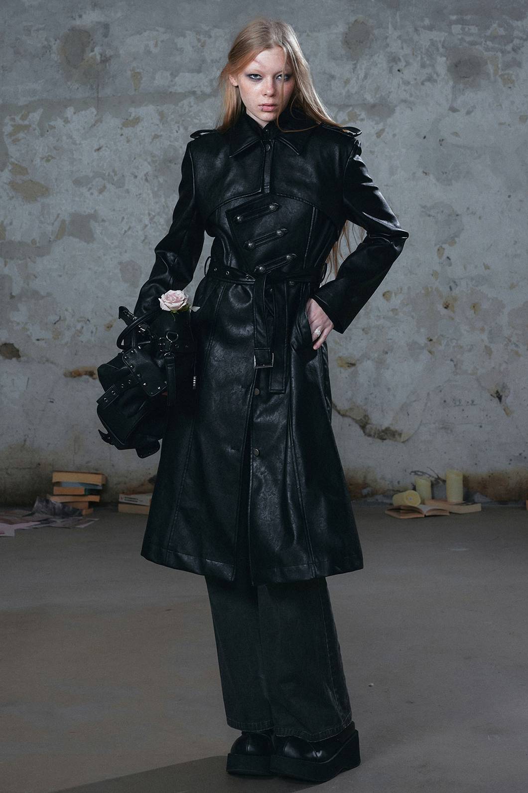 Longline Panelled Trenchcoat