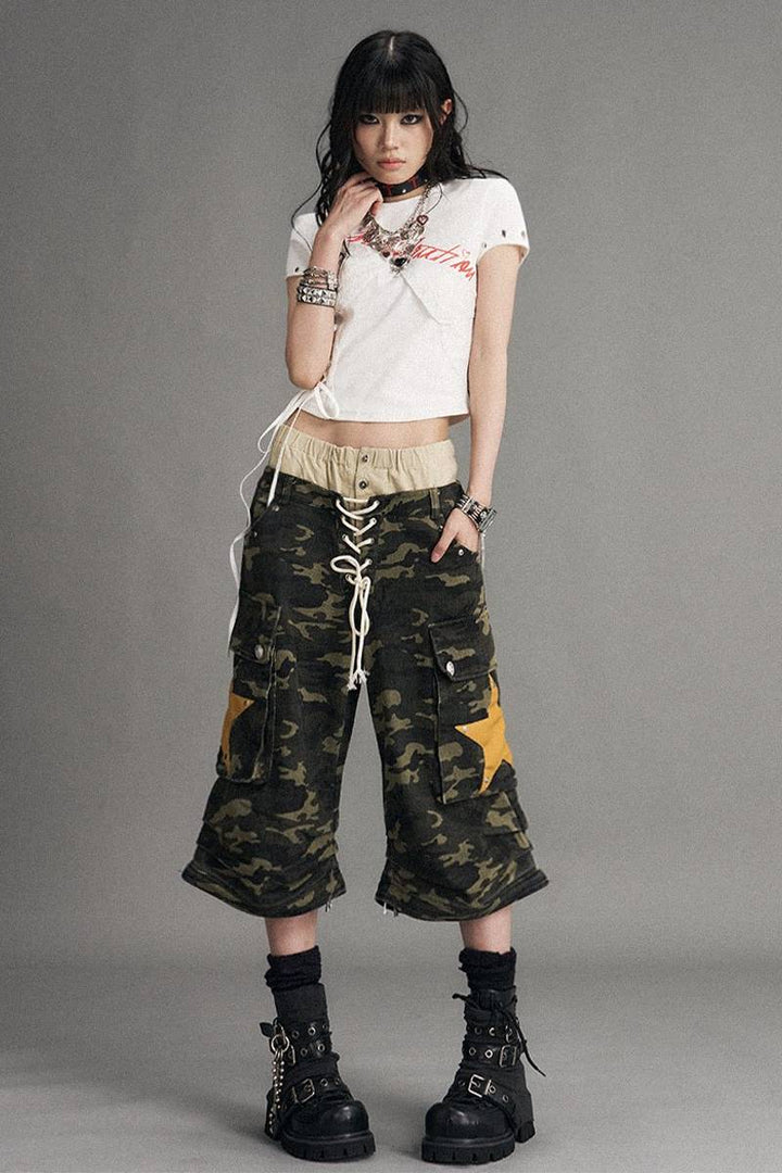 Side Lace Up Top