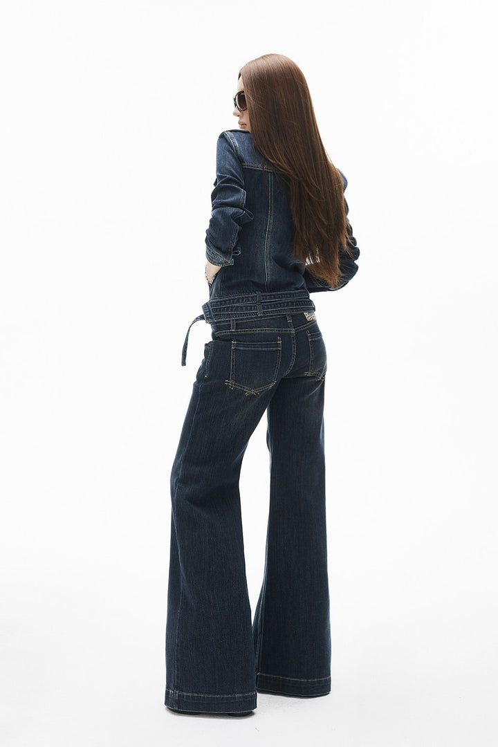 Vera Midnight Low-Rise Jeans
