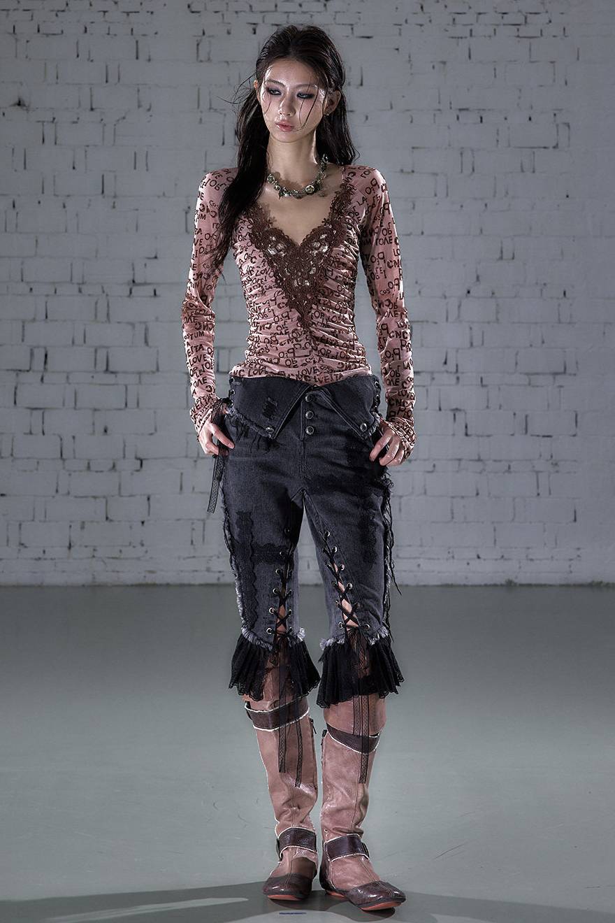 Ash Veil Mesh Top