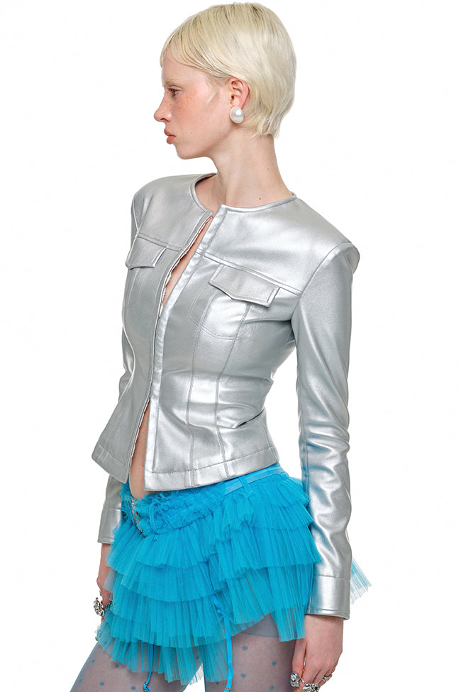 Mila Clean Leather Jacket