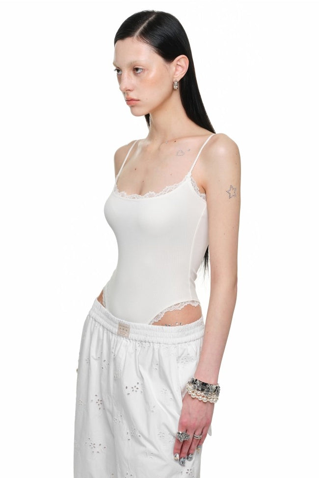 Cami Lace Trim Bodysuit