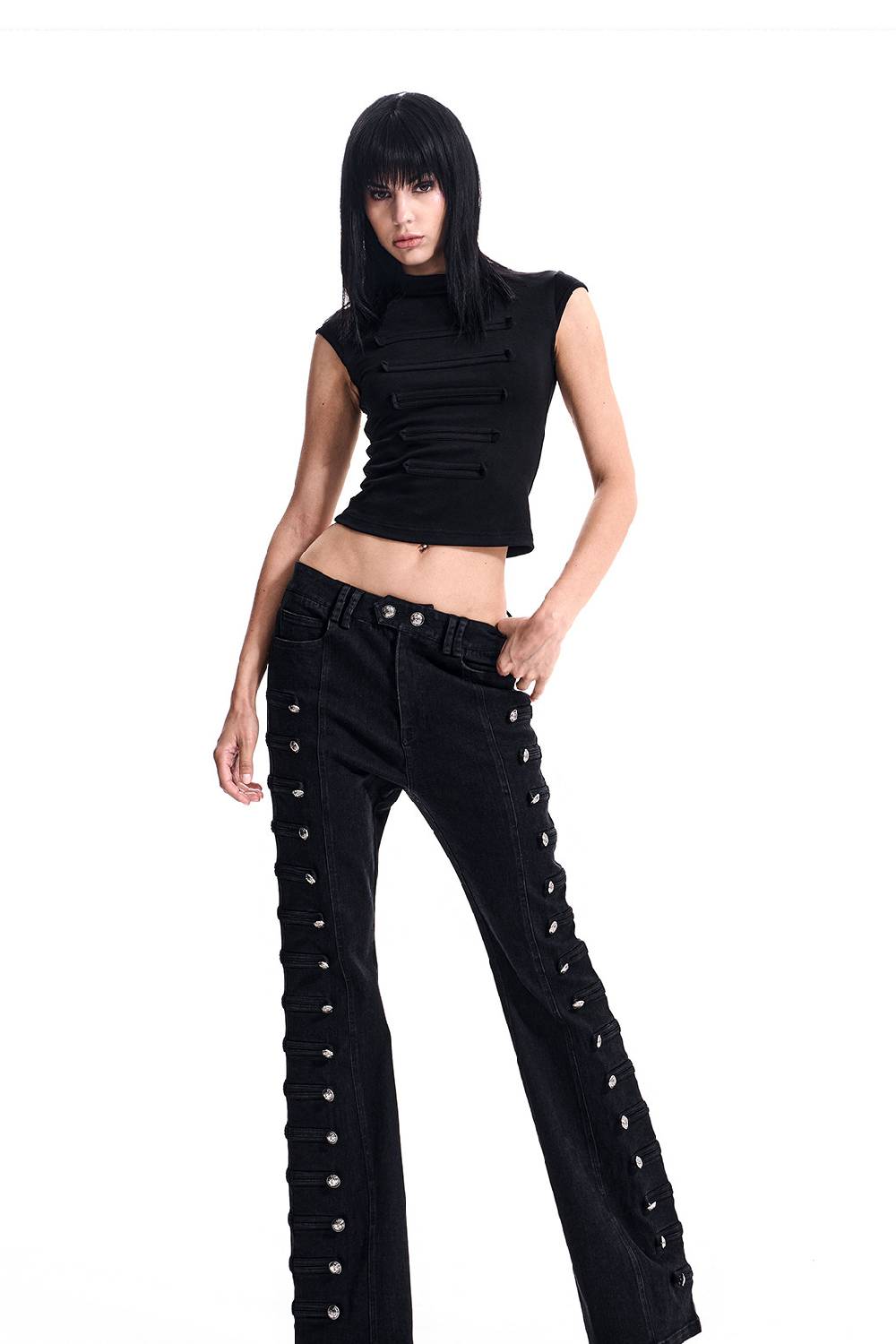 Fitted Loop Detail Top