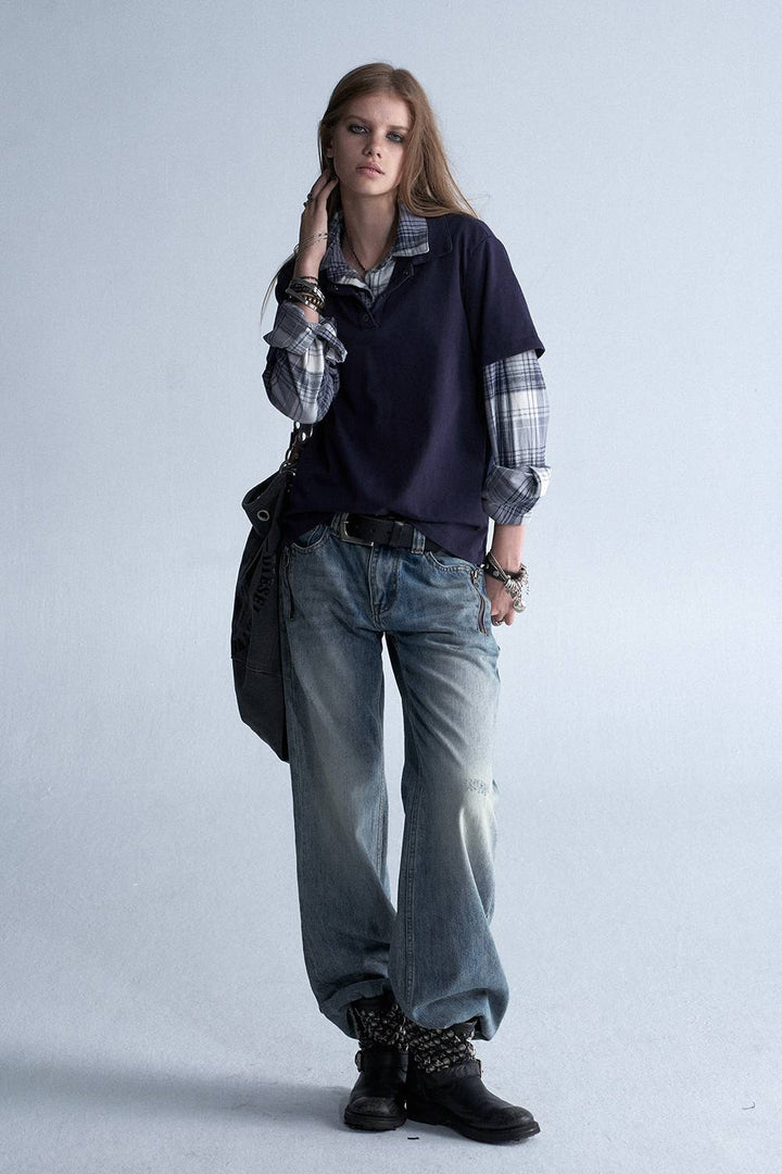 Vintage Layer Polo