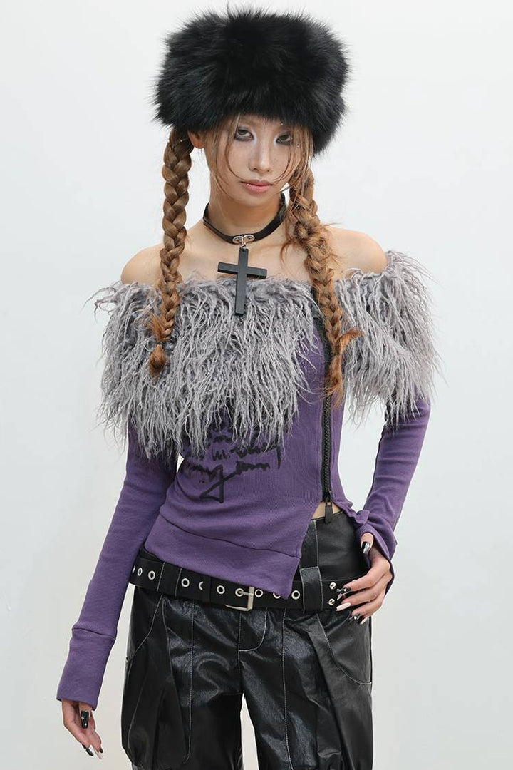 Soft Faux Fur Top