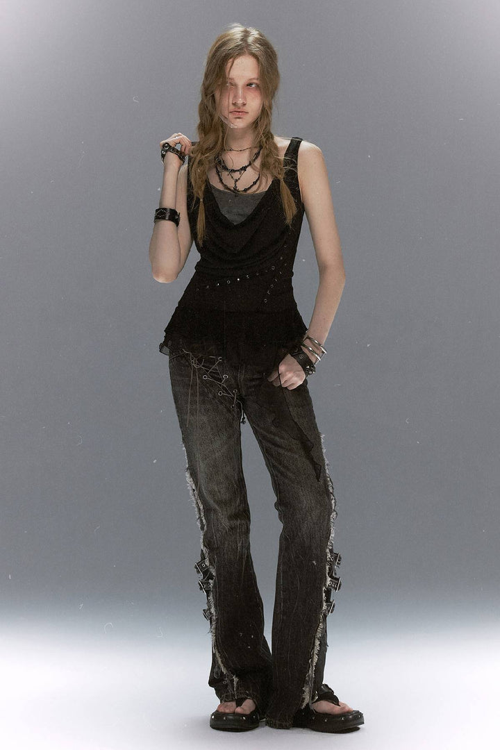 Layered Chiffon Tank Top