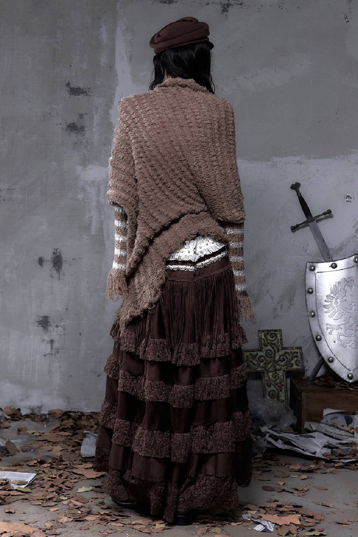 Regal Fringe Maxi Skirt