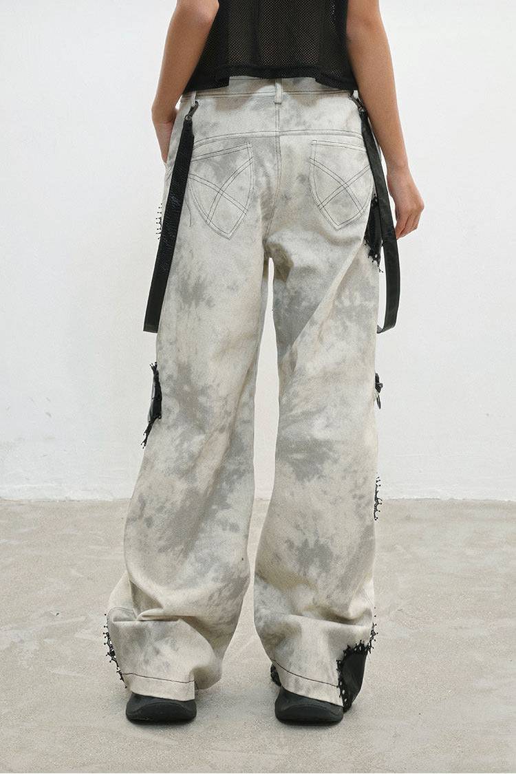 Heart Patch Denim Pants