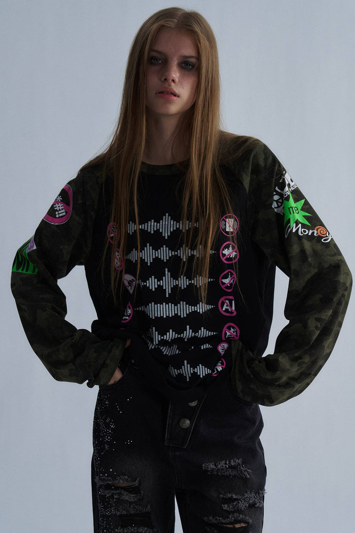 No Signal Camo Longsleeve