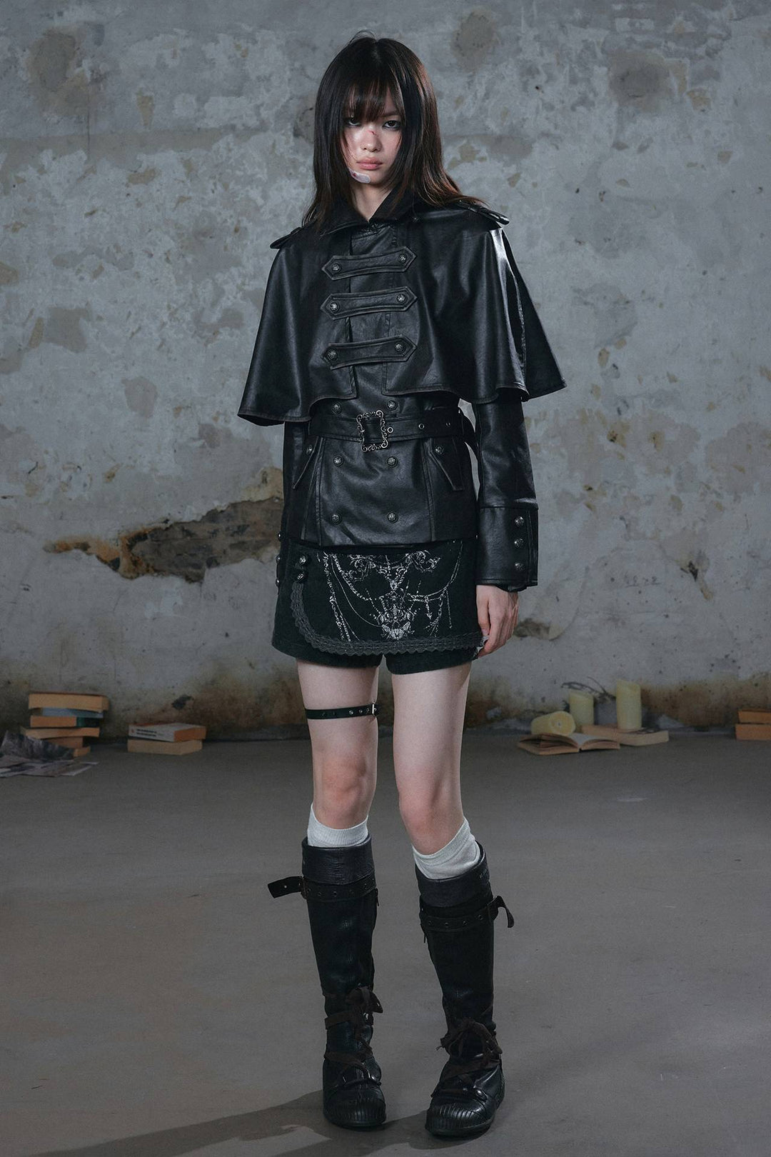 Cape Detail Jacket