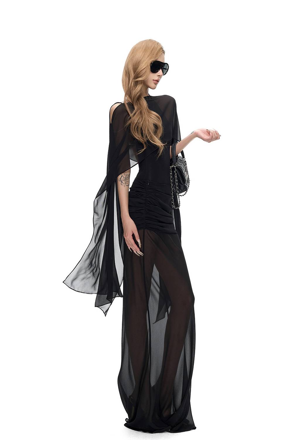 Sheer Maxi Overlay Skirt