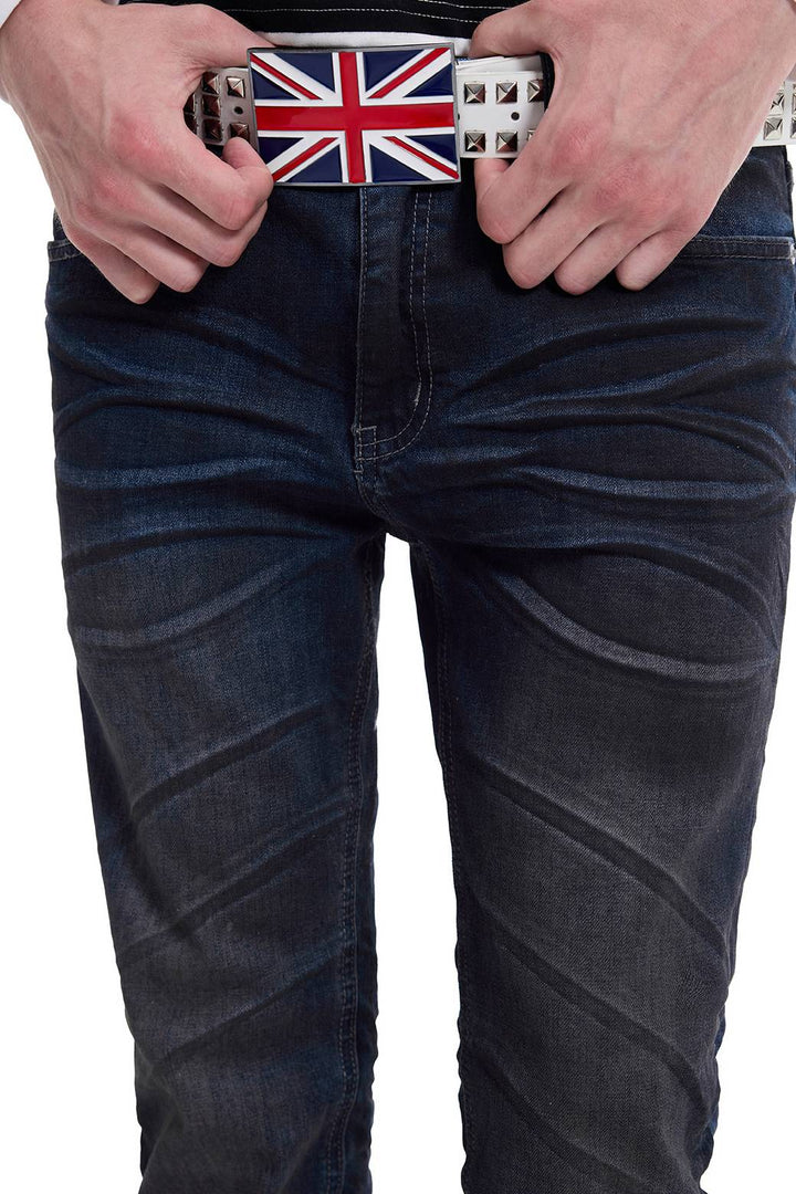 Ruched Low Rise Jeans