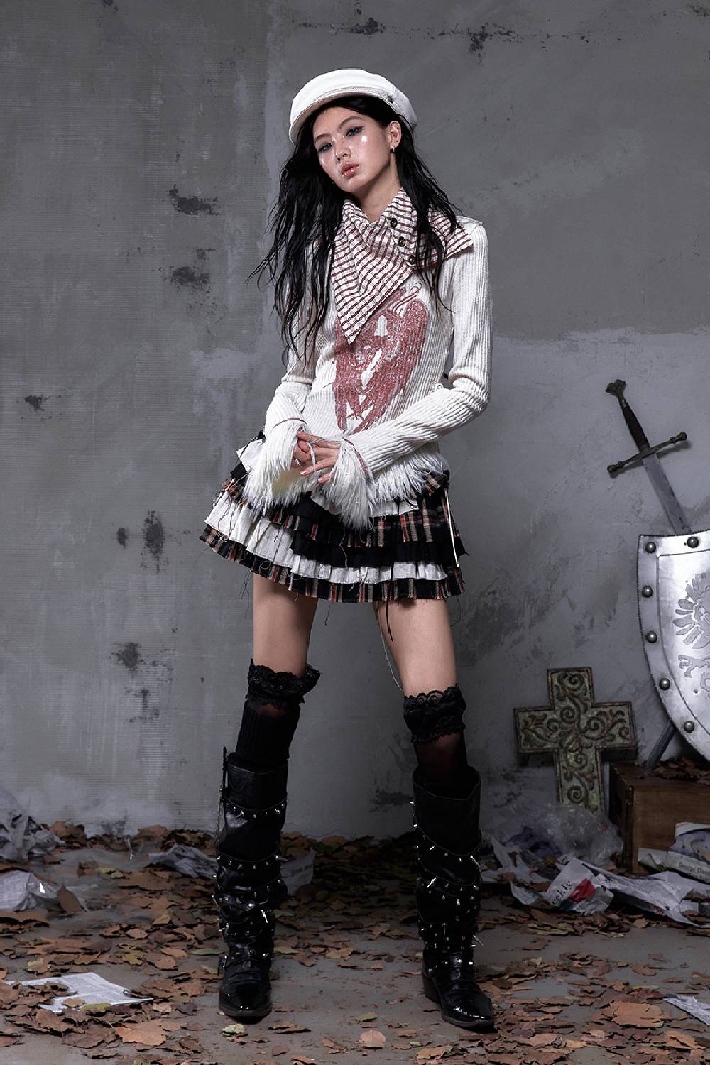 Winged Relic Angel Sweater