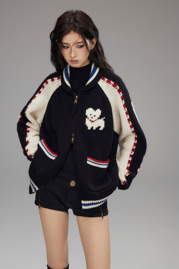 Piper Dog Knit Jacket