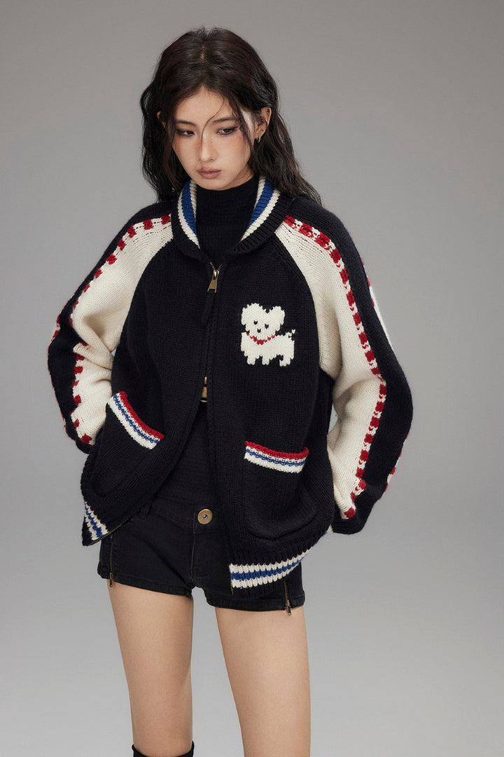 Piper Dog Knit Jacket