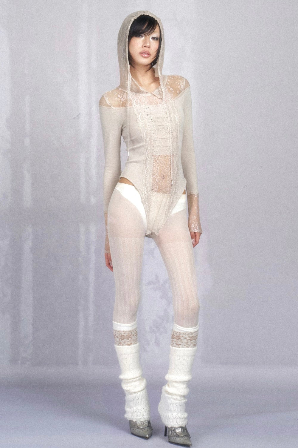 Elia Lace Hood Bodysuit