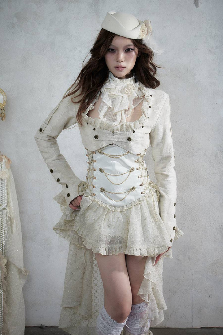 Cropped bolero-style jacket