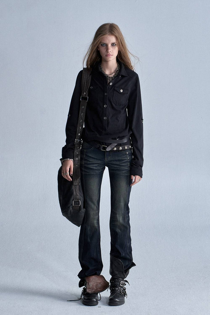 Vintage Utility Pocket Shirt