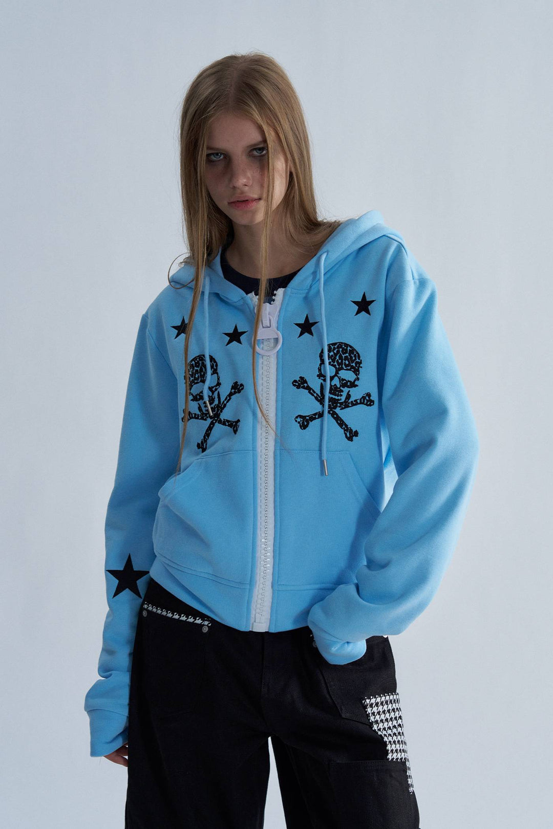 Deadstar Skull Zip Hoodie