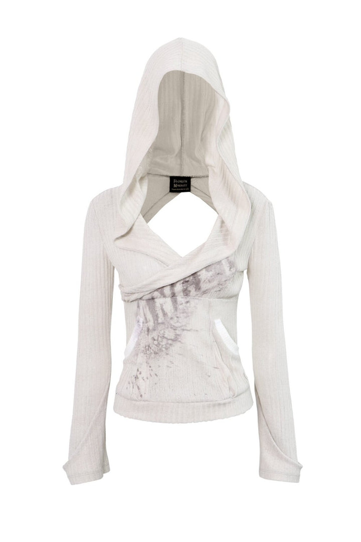 Angel Cross Hooded Top