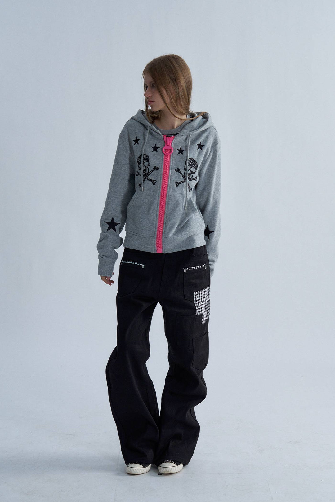 Deadstar Skull Zip Hoodie