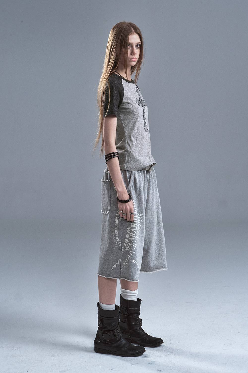 Heather Grey Culottes