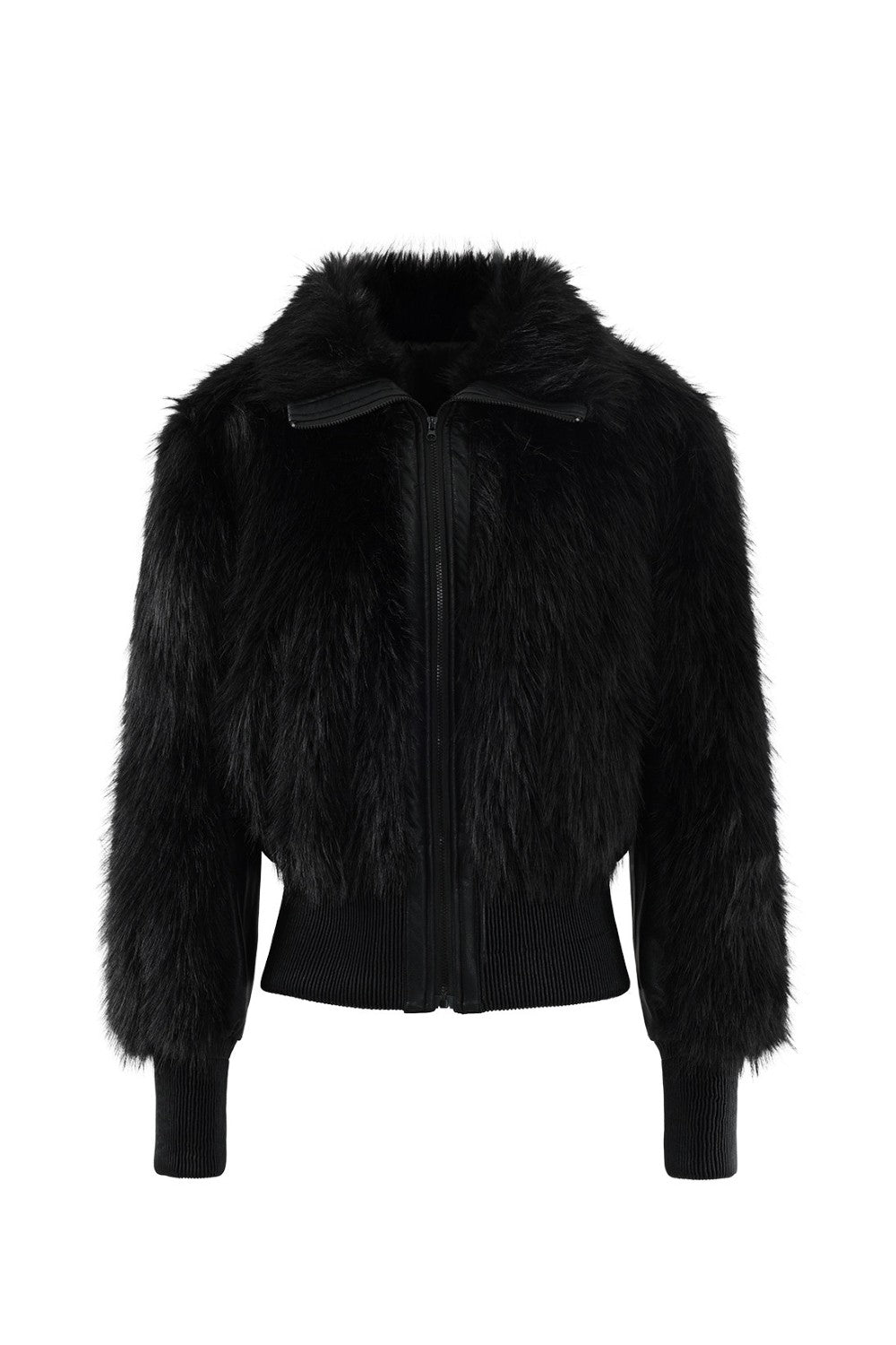 Camila Black Fur Coat
