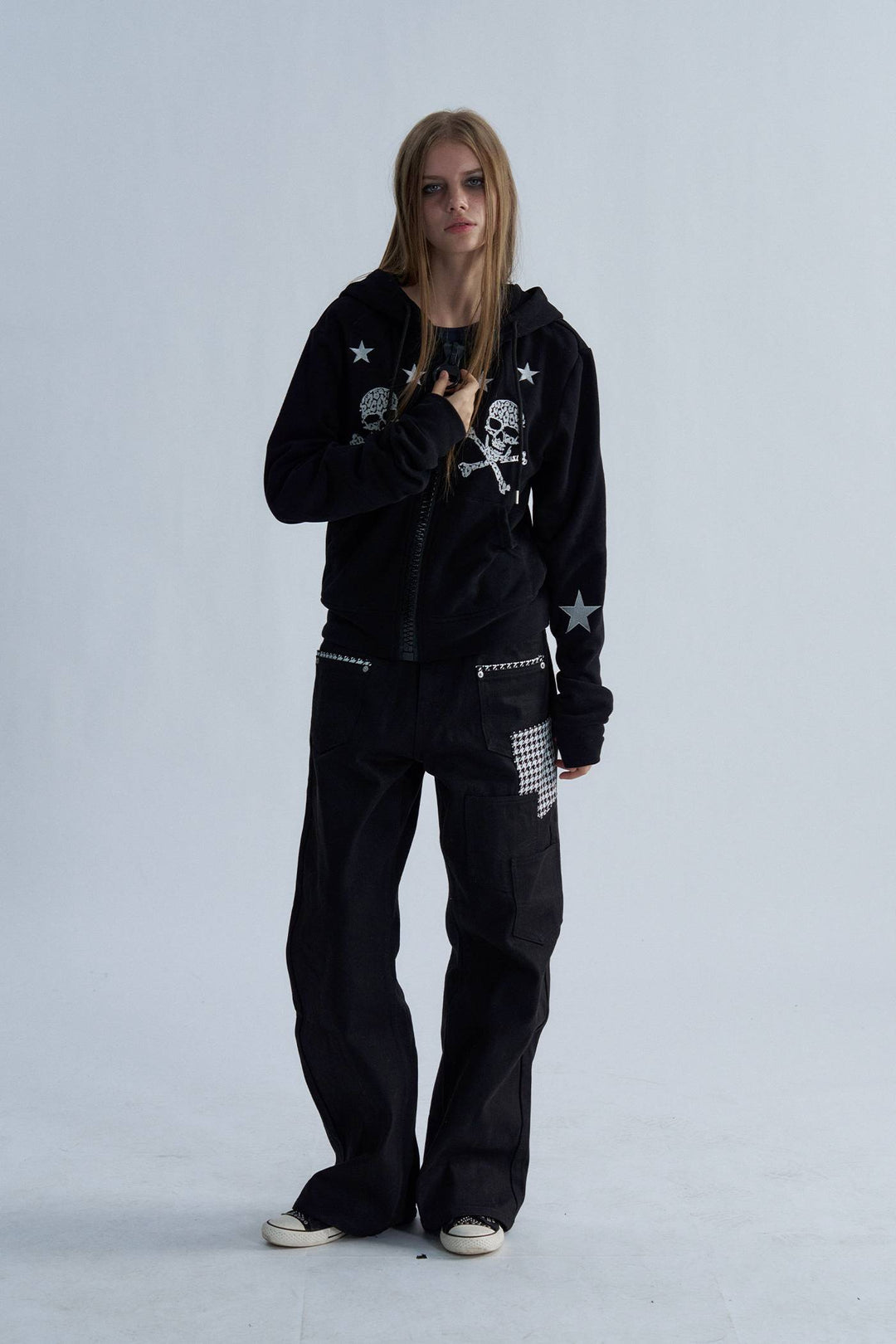 Deadstar Skull Zip Hoodie