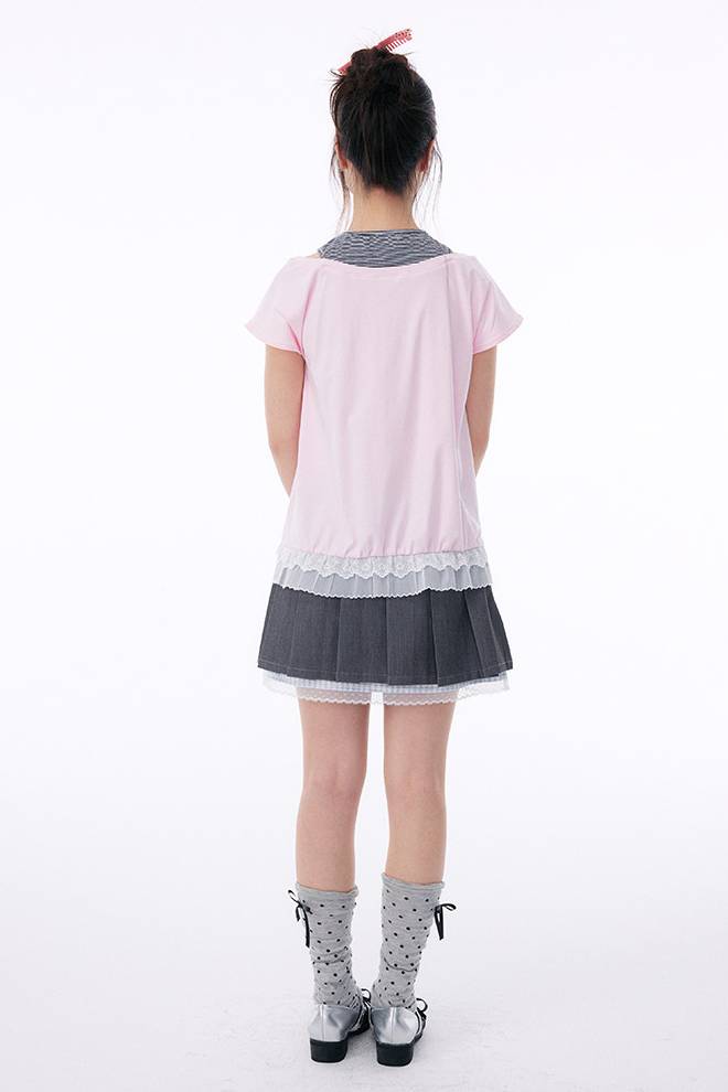 Pink Clover Graphic Tee