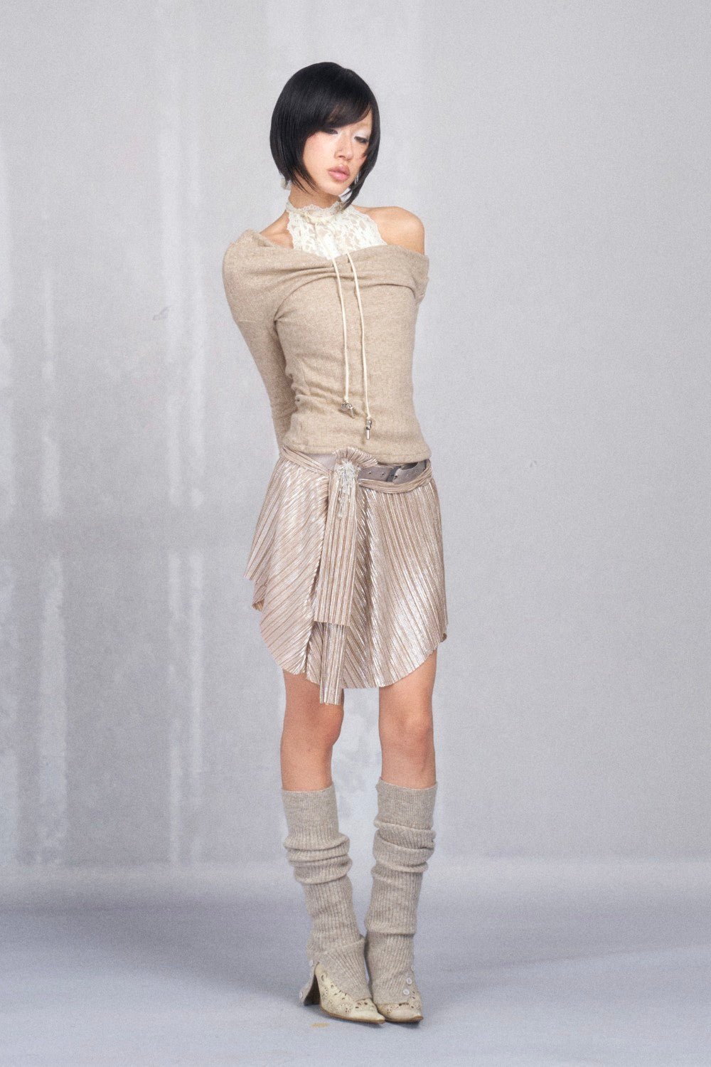 Clara Halter Knit Top